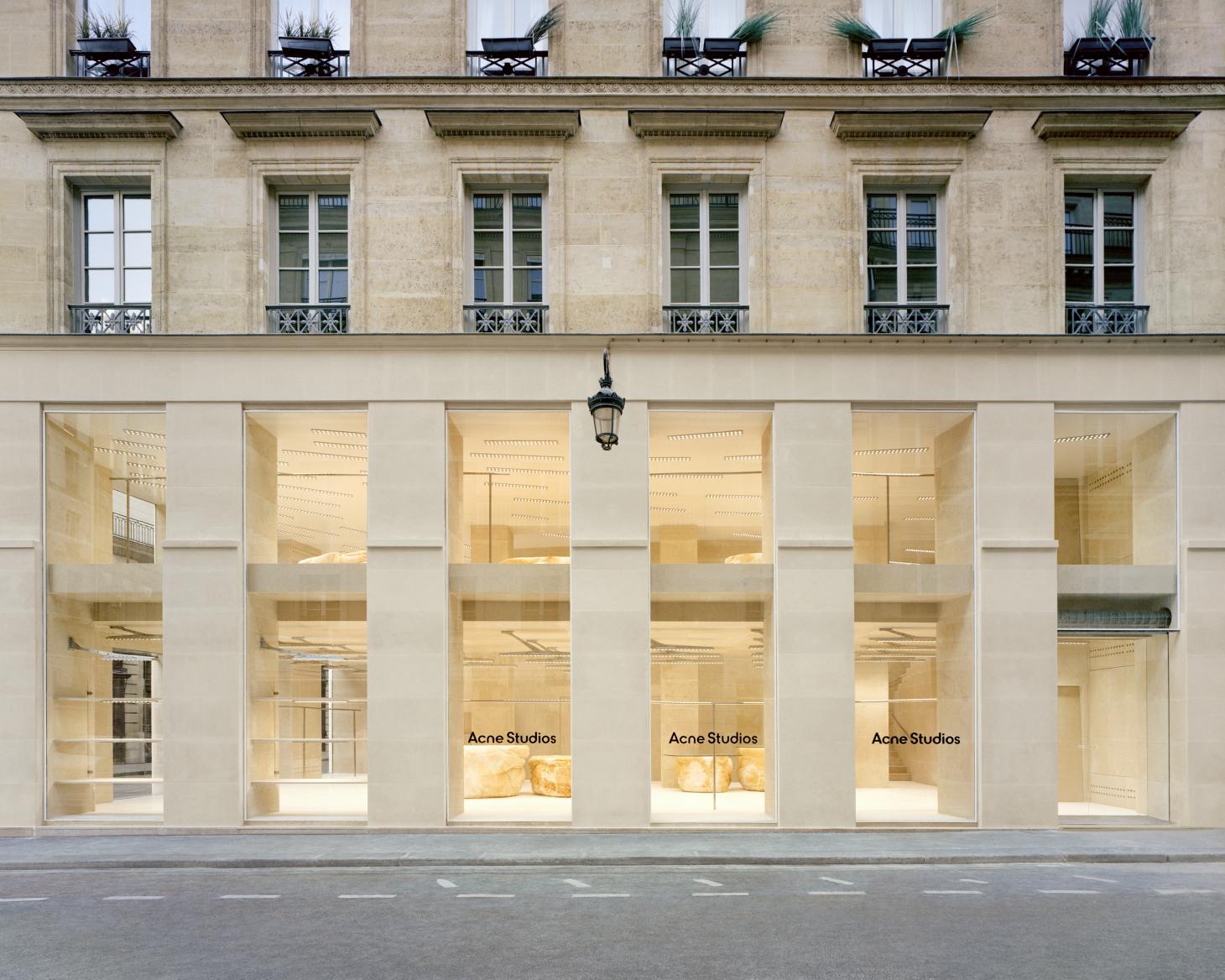 Acne Studios new store in Paris at Rue St Honore